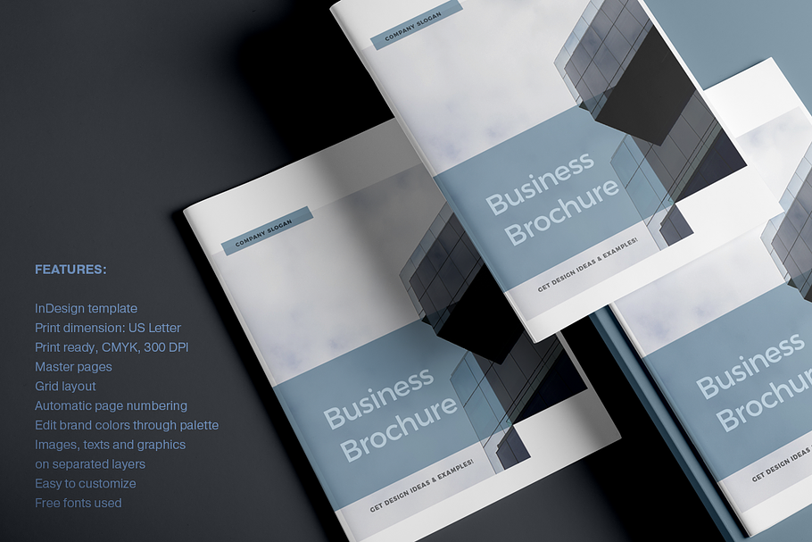 Business Brochure Layout in Brochure Templates - product preview 8