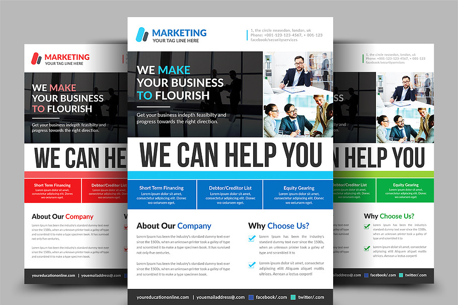 Corporate Business Flyer in Flyer Templates - product preview 8