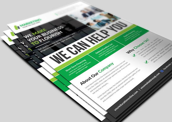 Corporate Business Flyer in Flyer Templates - product preview 2