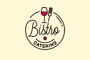 Bistro catering logo.