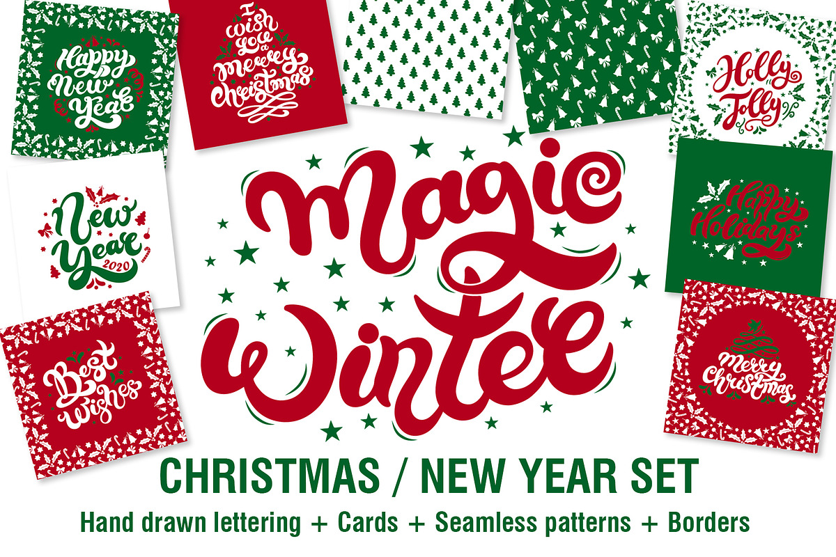 Magic Winter Set in Card Templates - product preview 8