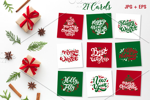 Magic Winter Set in Card Templates - product preview 1