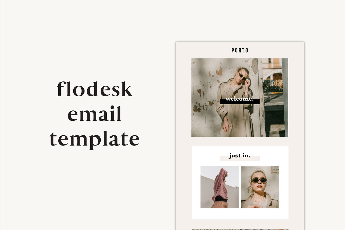 Porto Flodesk Template in Email Templates - product preview 8