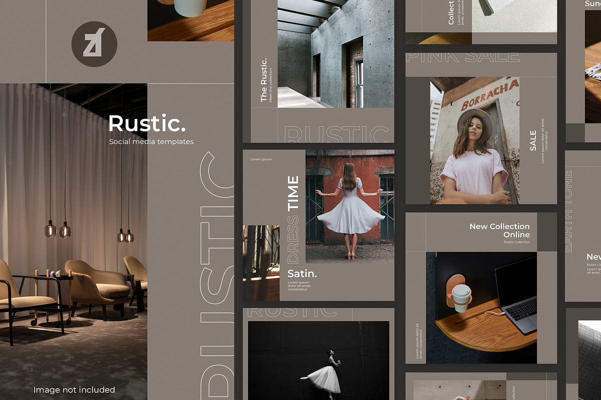 Rustic social media graphic in Instagram Templates - product preview 8