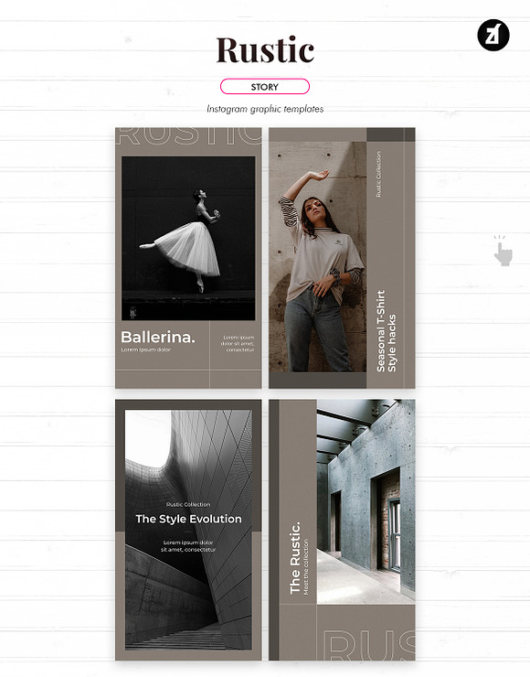 Rustic social media graphic in Instagram Templates - product preview 6