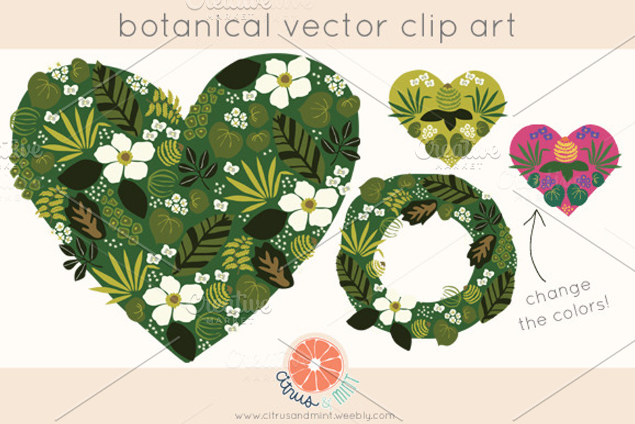 Vector Botanical Clip Art