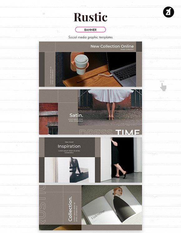 Rustic social media graphic in Instagram Templates - product preview 8