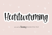 Heartwarming | A Bouncy Script Font