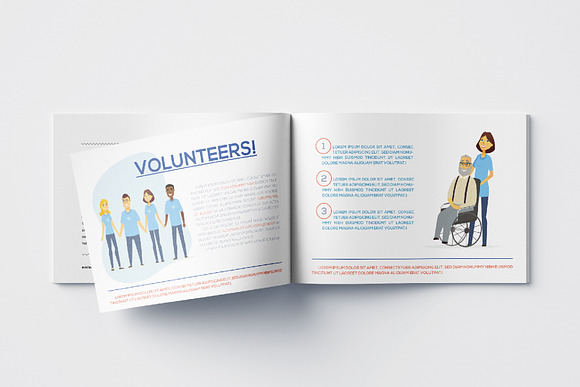 Volunteers - set of illustrations in Illustrations - product preview 8