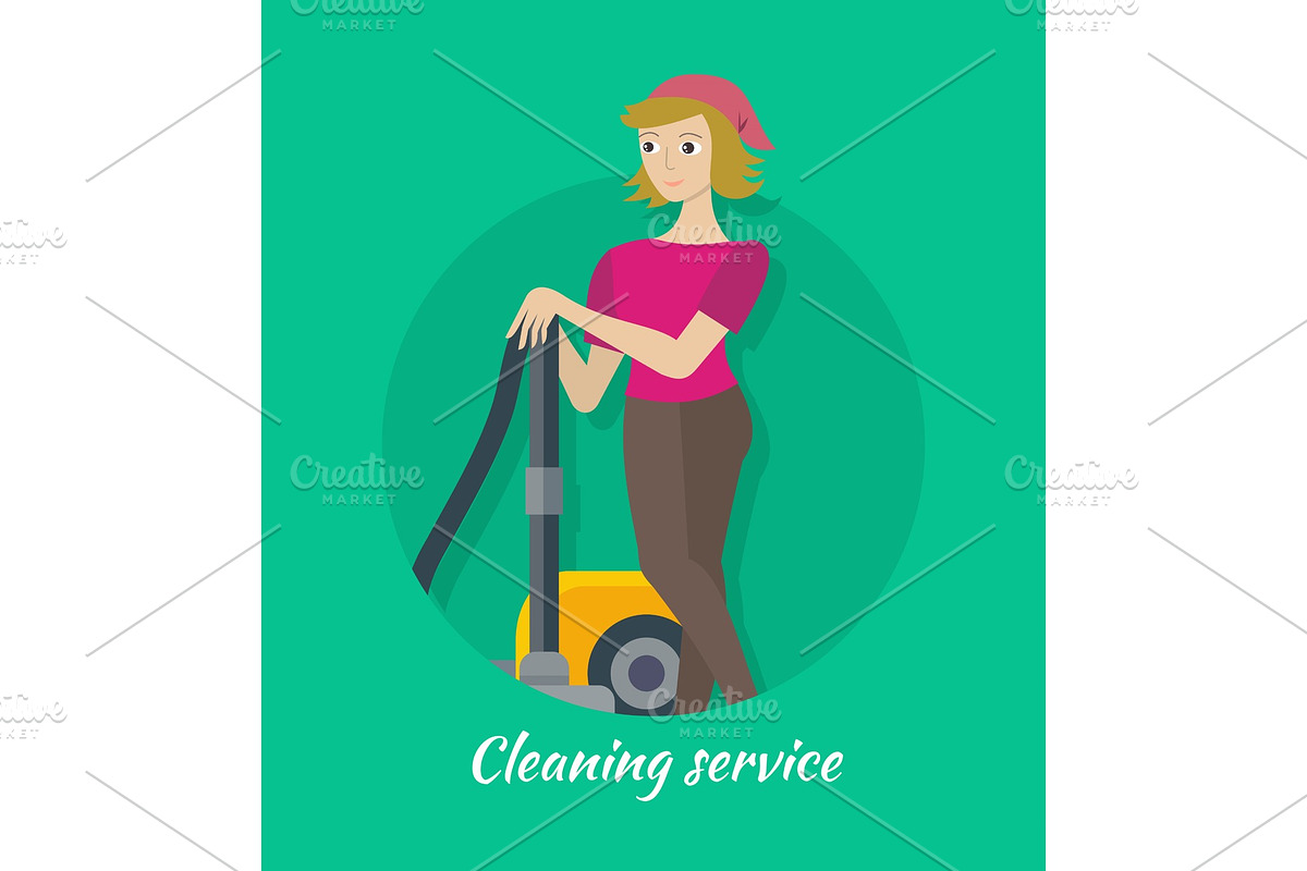 Cleaning Service Concept Vector in in Illustrations - product preview 8