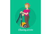 Cleaning Service Concept Vector in