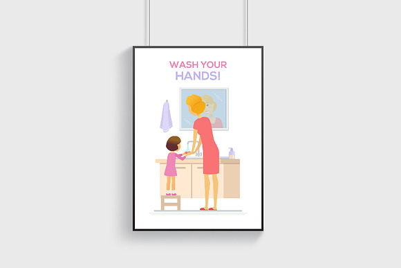 Hygiene - set of illustrations in Illustrations - product preview 6