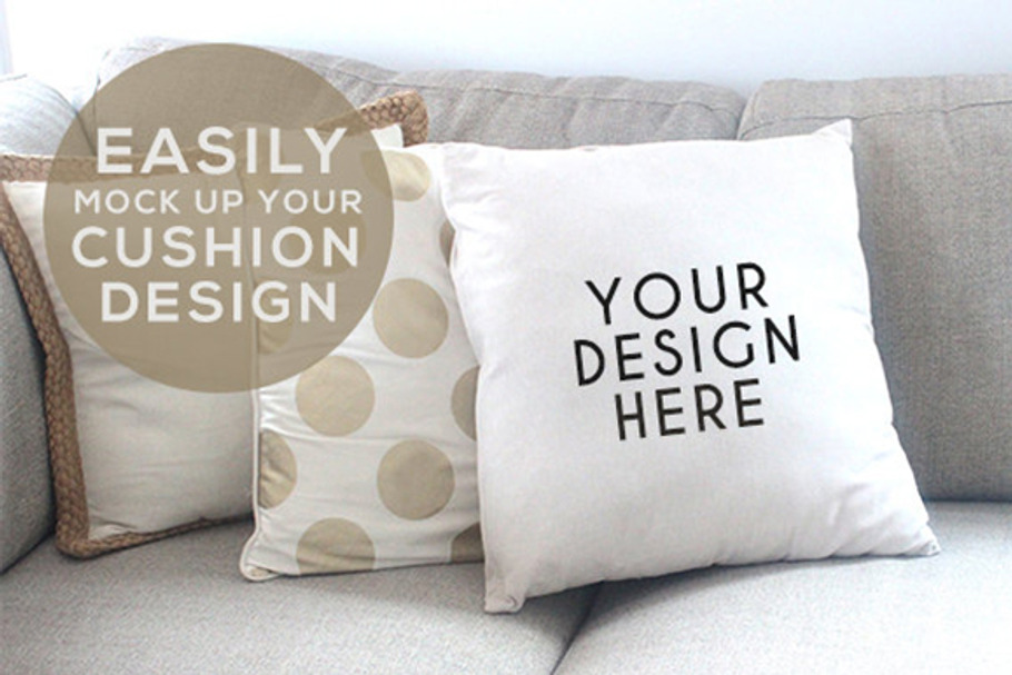 F173 Cushion Stock Photo Mock Up in Product Mockups - product preview 8