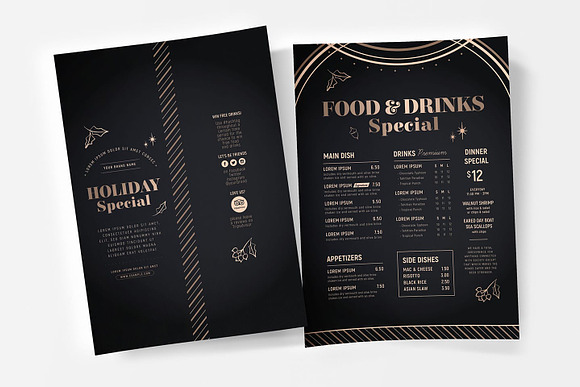Holiday Party Flyer Template in Flyer Templates - product preview 7