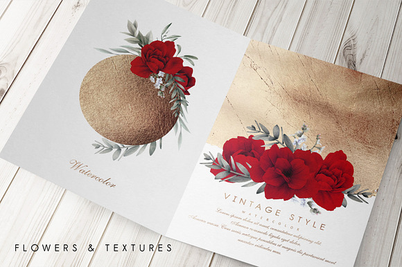 Flowers, crystals and textures(PNG) in Illustrations - product preview 10
