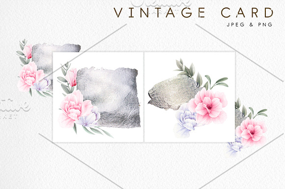 Flowers, crystals and textures(PNG) in Illustrations - product preview 11
