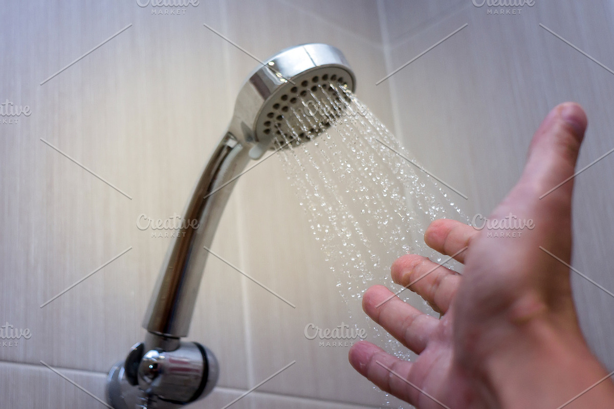 Water drops in the shower head in Graphics - product preview 8