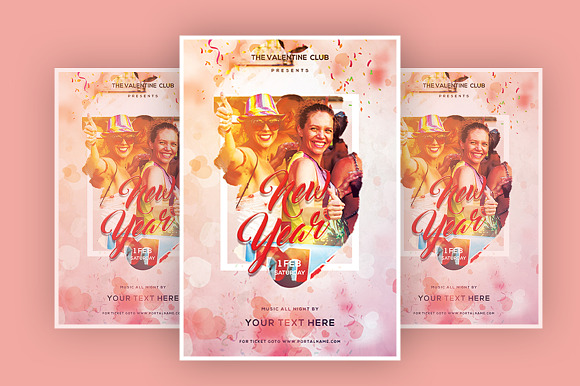 New year party in Flyer Templates - product preview 1