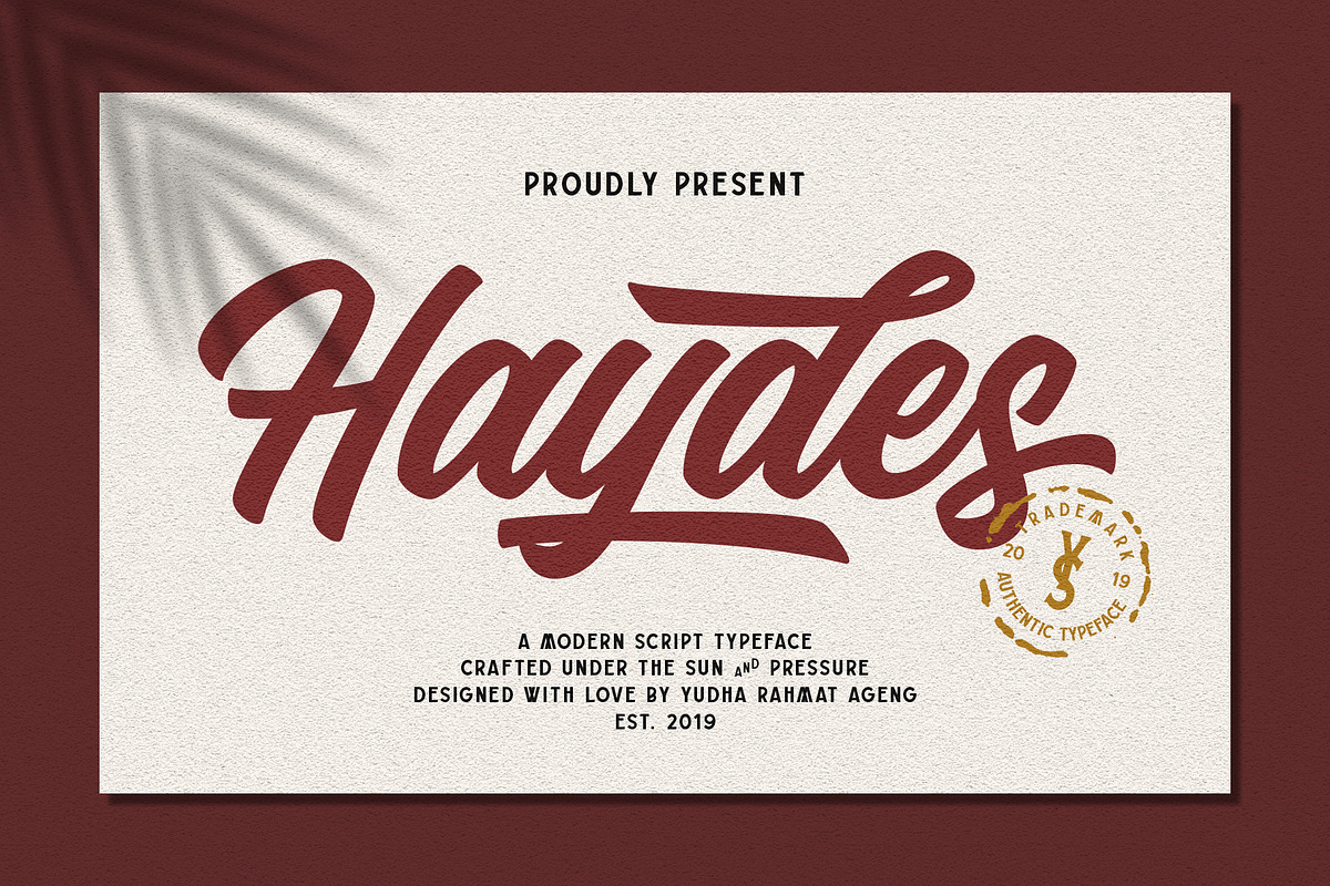 Haydes Script Font + Swash in Script Fonts - product preview 8