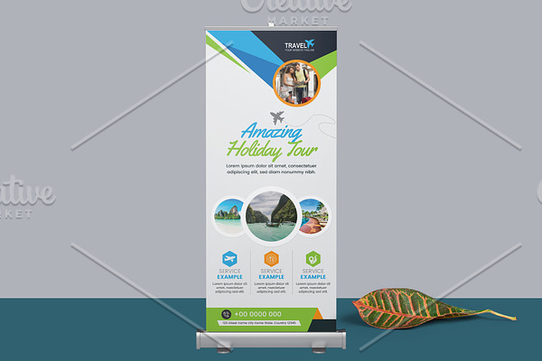 Travel Agency Roll-up Banner