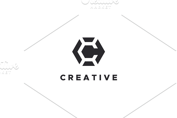 Hexagon C Logo in Logo Templates - product preview 2
