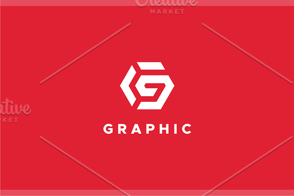 Hexagon G Logo in Logo Templates - product preview 1