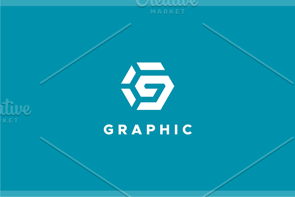 Hexagon G Logo in Logo Templates - product preview 1