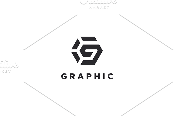 Hexagon G Logo in Logo Templates - product preview 2