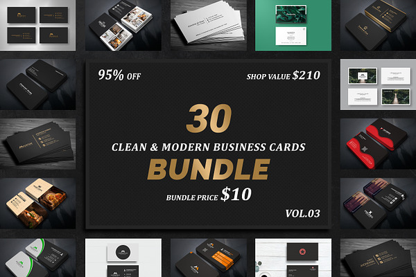 30 Business Card Bundle V.03