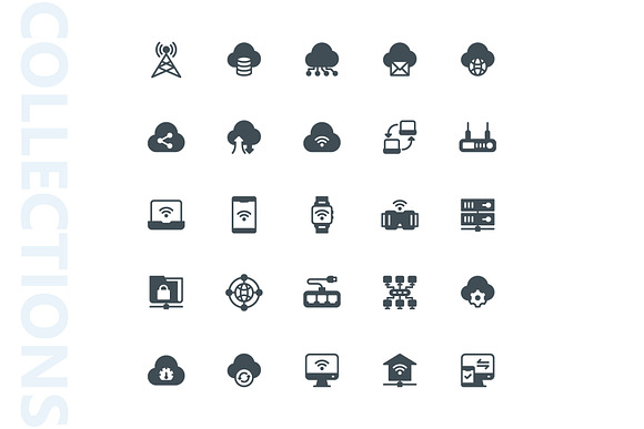 Network Glyph Icons in Glyph Icons - product preview 3
