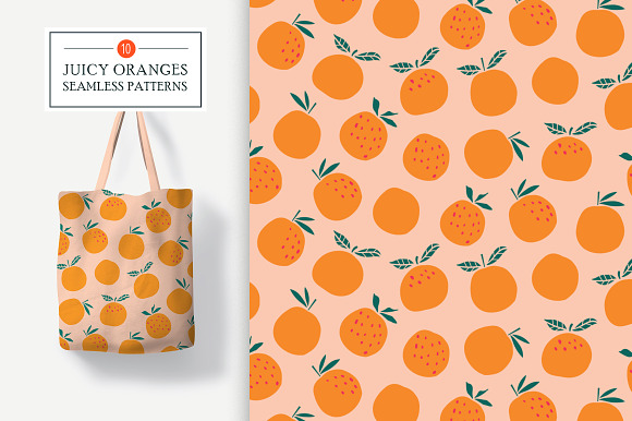 10 Oranges patterns + posters & more in Patterns - product preview 1