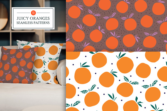 10 Oranges patterns + posters & more in Patterns - product preview 2