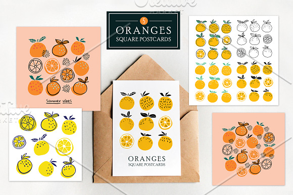 10 Oranges patterns + posters & more in Patterns - product preview 5