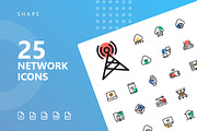 Network Shape Icons