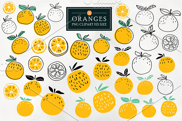 10 Oranges patterns + posters & more in Patterns - product preview 8