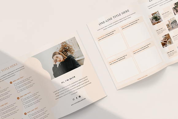Mulberry Workbook | CANVA in Magazine Templates - product preview 4