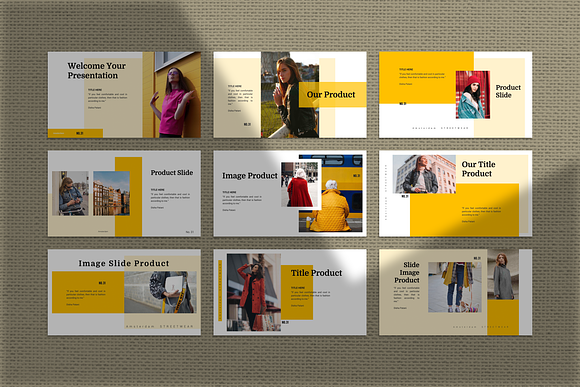Amsterdam Creative Keynote Template in Keynote Templates - product preview 1