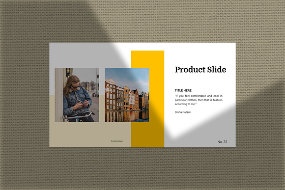 Amsterdam Creative Keynote Template in Keynote Templates - product preview 3