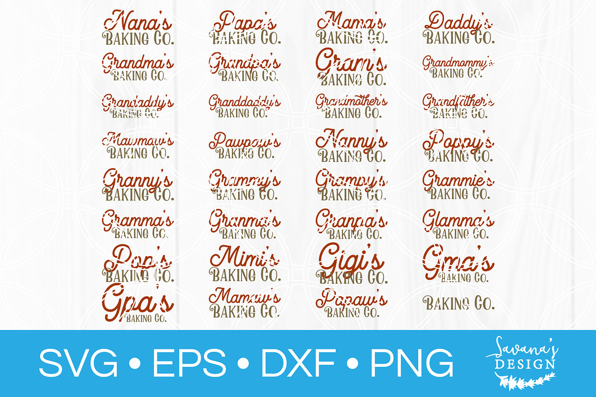 Baking Co SVG Bundle Christmas Gifts in Illustrations - product preview 8
