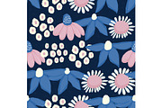 Seamless pattern Vector floral