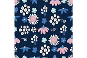 Seamless pattern Vector floral