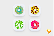 Donuts_Icons UI ( Part #1)