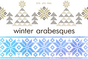 Winter arabesques.