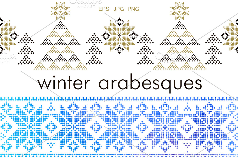 Winter arabesques. in Illustrations - product preview 8