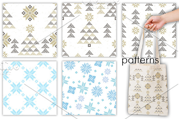 Winter arabesques. in Illustrations - product preview 3
