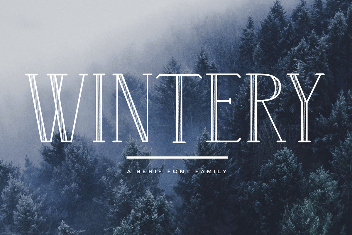 Wintery | Font Family in Serif Fonts - product preview 8