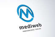 Media Web Letter M Logo