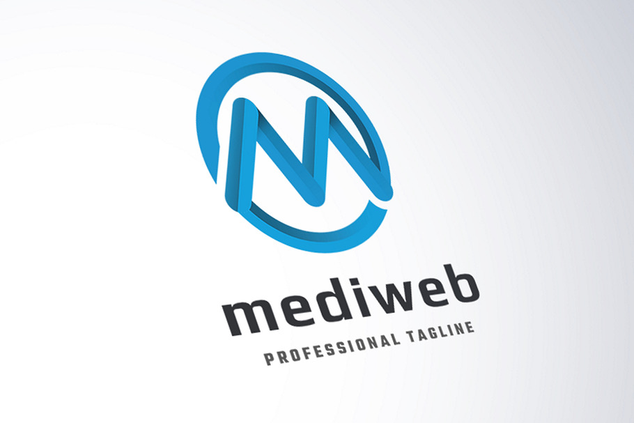Media Web Letter M Logo