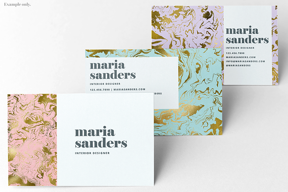 Pastel Marble Gold Foil Textures in Textures - product preview 4