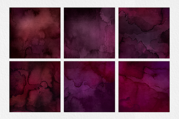 Red Wine Watercolor Textures in Textures - product preview 1